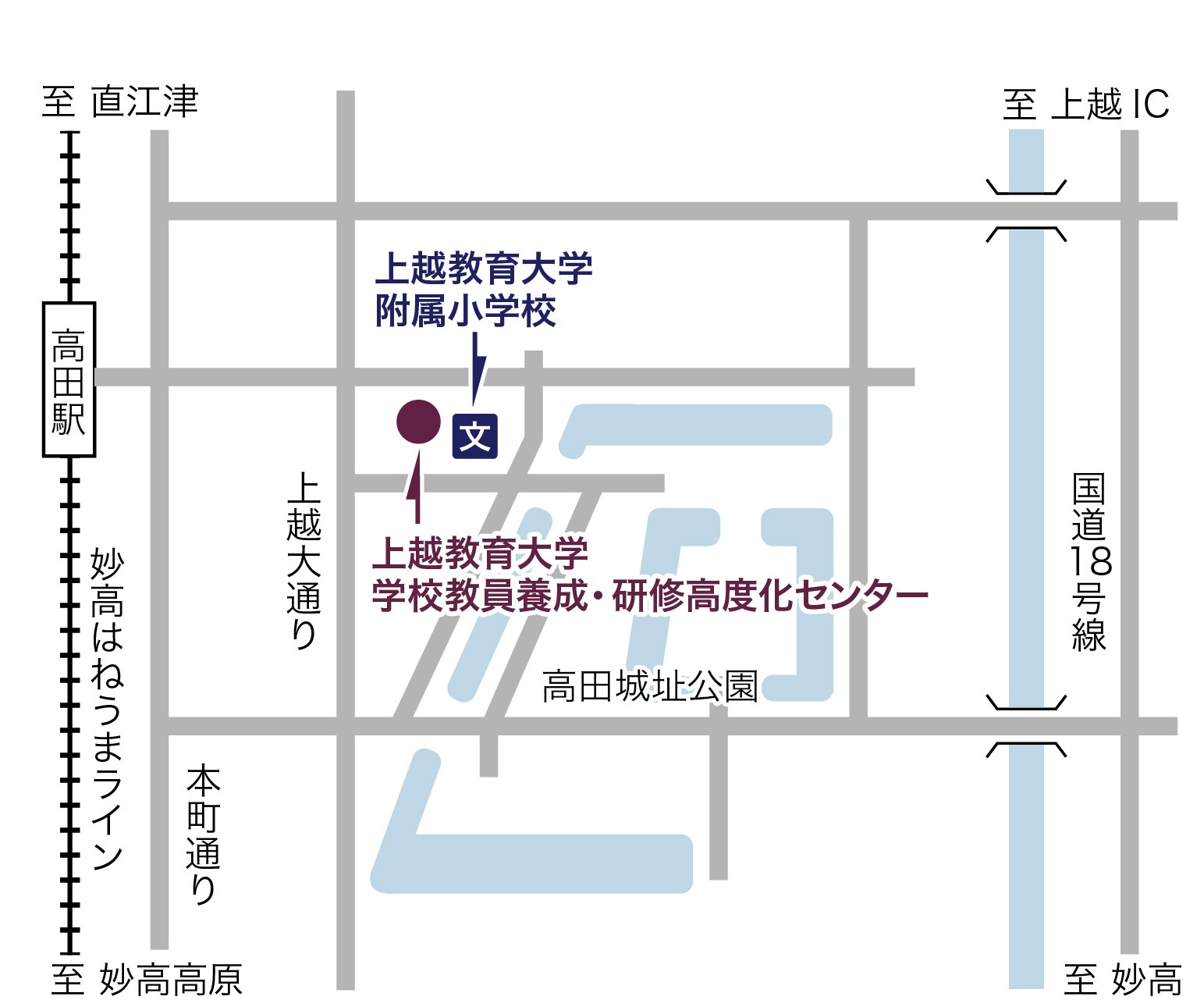 センター周辺の地図