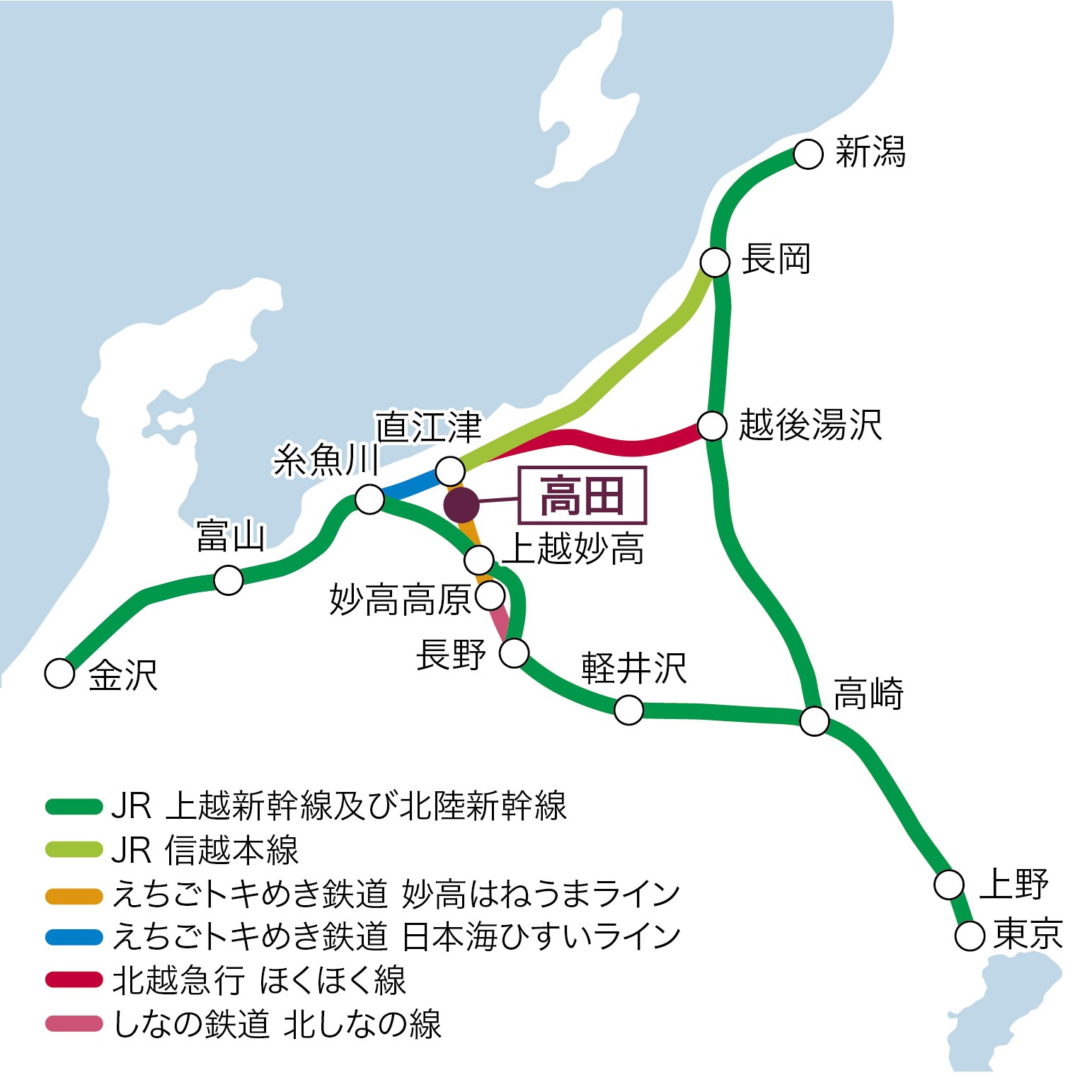 電車をご利用の場合